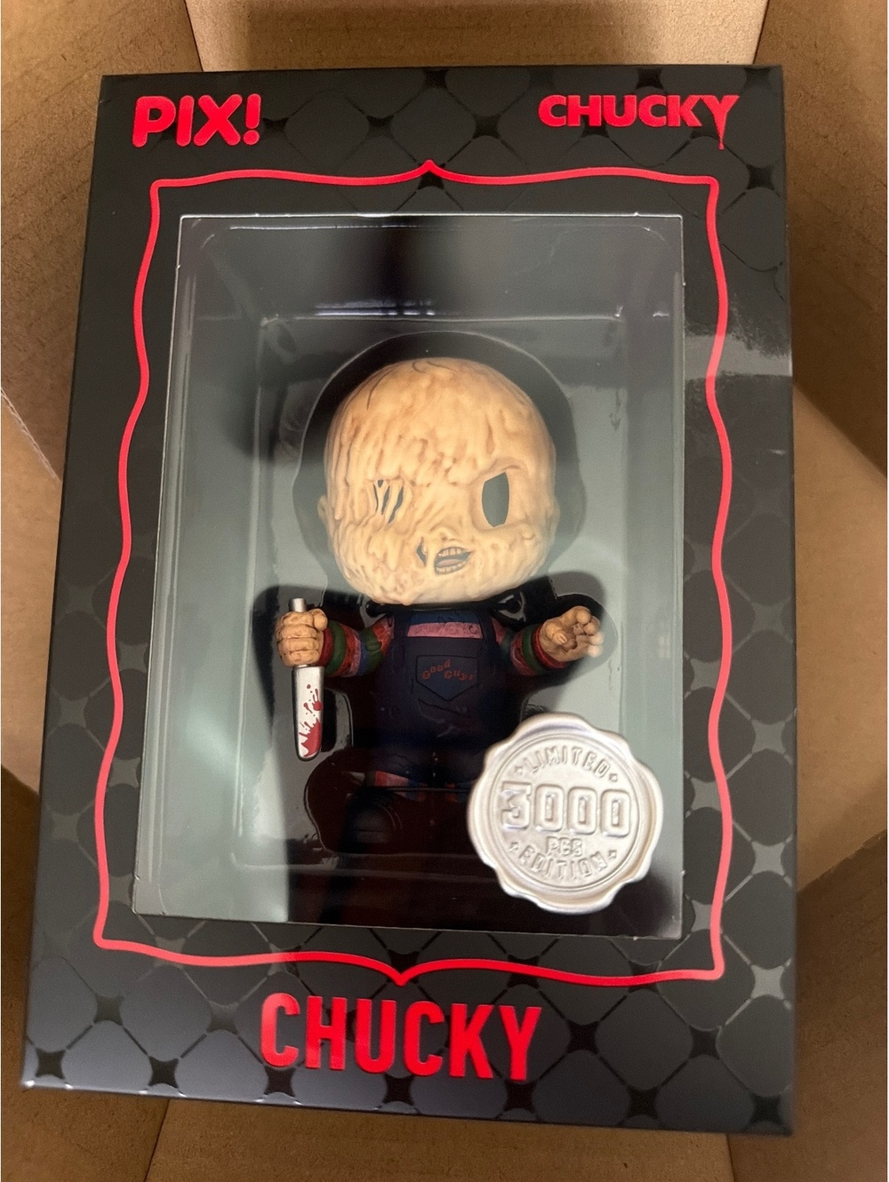 PIX! Chucky Collectible Figure with Bloody Knife